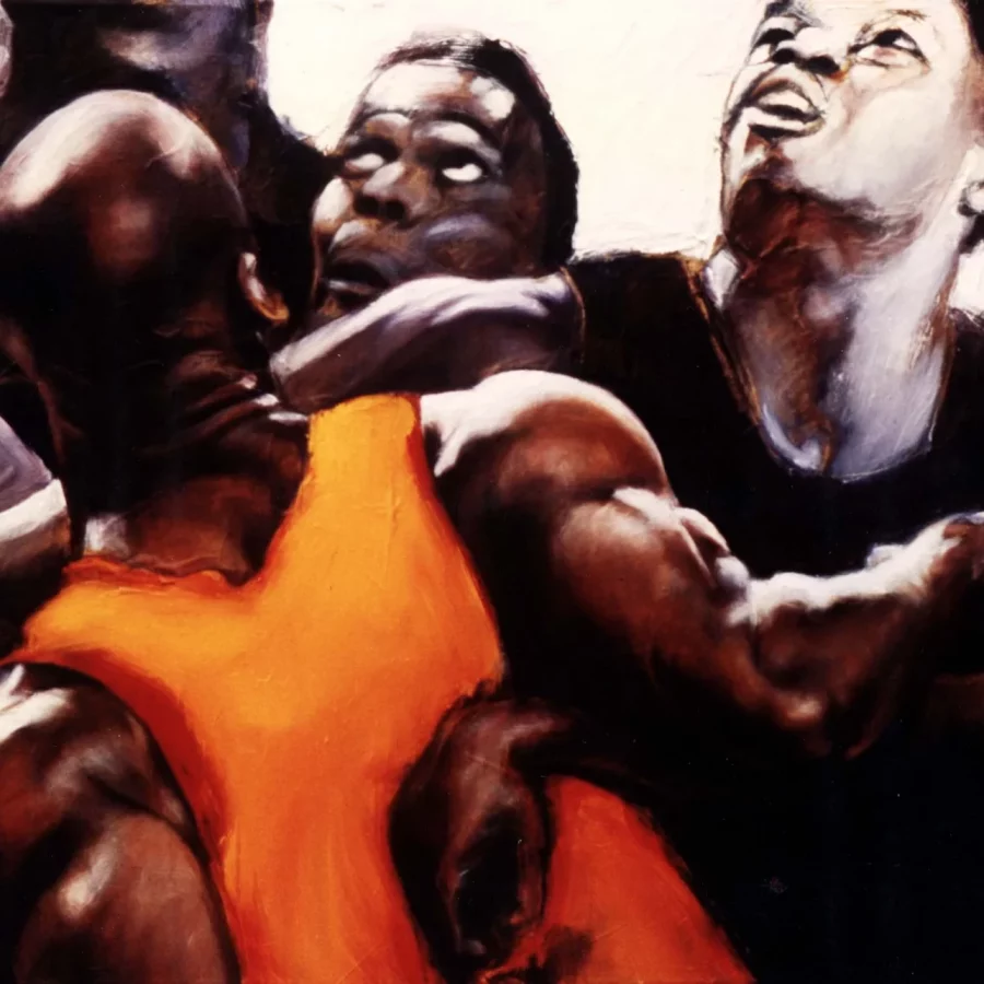 NAISSANCE DES HOMMES - Huile sur Toile - Janvier 1995 - 100X200cm